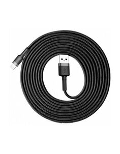 Кабель Baseus Cafule Cable USB - Lightning 2A 3m Grey-Black CALKLF-RG1