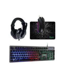 Набор игровой клавиатура+мышь+гарнитура+коврик Smartbuy RUSH Kraken (SBC-777G-K)