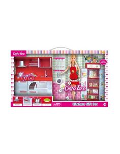 Набор "Кукла на кухне" (свет) в коробке 8085 Defa Lucy