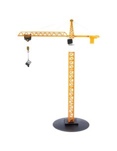 Кран башенный строительный на Р/У 1:20 в коробке высота крана 100см, вращается башня,радиус действия 20 метр. E563-003 Double Egle