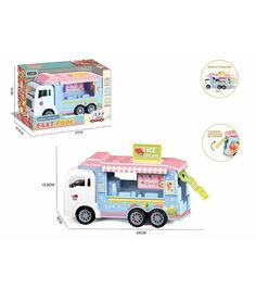 Грузовой автомобиль Ice Cream инерционный в коробке 158-10 Noname