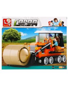 Конструктор"Строительная техника.Трактор"(165дет)в коробке SLUBAN M38-B0558