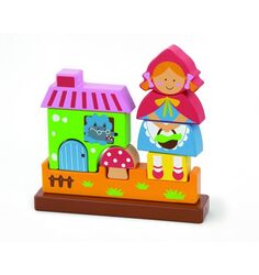 Магнитный 3D Пазл"Красная шапочка"10 дет в коробке VIGA VG50075