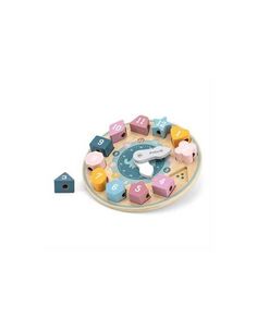 Игра Часы-пазл со шнуровкой в коробке Viga