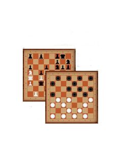 Шахматы и шашки демонстрационные магнитные Десятое королевство