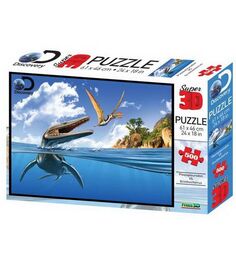 Пазл 3D "Плезиоплевродон и орнитохейрус" 500 элементов PR10332