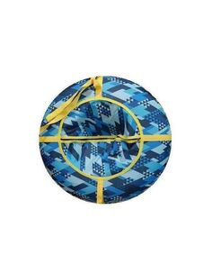 Санки надувные "Ватрушка" D-0,9 м (с рисунком) с молнией Noname