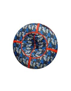 Санки надувные "Ватрушка" D-1,1 м (с рисунком) с молнией Noname