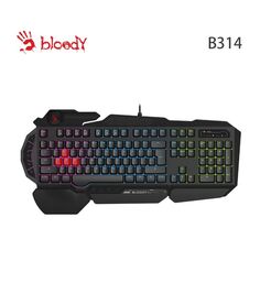 Клавиатура A4Tech Bloody B314 черный