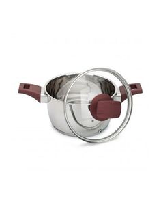 Кастрюля с крышкой AUGUSTA SPECIALE 2.4л ATTRIBUTE STEEL ASA018S