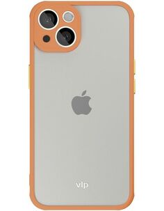 Чехол защитный vlp Matte Case для iPhone 13, оранжевый