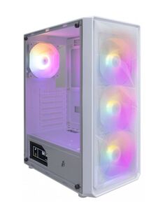 Корпус 1stPlayer FD3 White FD3-WH-4F1-W