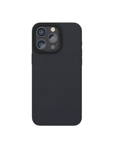 Чехол защитный VLP Ecopelle Case с MagSafe для iPhone 15 ProMax, черный