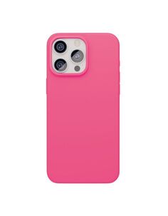 Чехол защитный VLP Aster Case с MagSafe для iPhone 15 ProMax, неоновый розовый