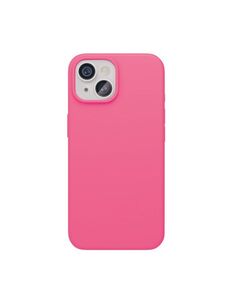 Чехол защитный VLP Aster Case с MagSafe для iPhone 14/15, неоновый розовый