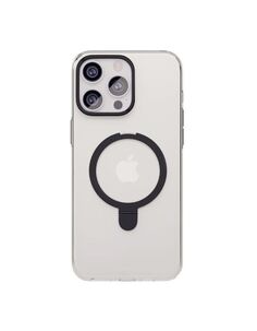 Чехол защитный VLP Ring Case с MagSafe подставкой для iPhone 15 Pro, черный