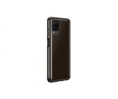 Чехол (клип-кейс) Samsung для Samsung Galaxy A12 Soft Clear Cover черный (EF-QA125TBEGRU)