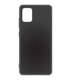 Чехол силиконовый BoraSCO для Galaxy A51 (матовый) черный