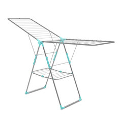 Сушилка д/белья напол. мет. с/кр двухуровн. "Ника" silver 21м СБ8 хорошее состояние Nika