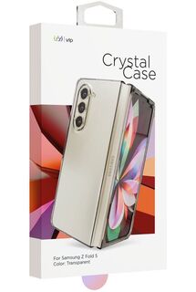 Чехол защитный VLP Crystal Case для Samsung Z fold 5, прозрачный
