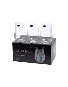 Набор стаканов TULIPA OPTIC 6шт 450мл Crystalex