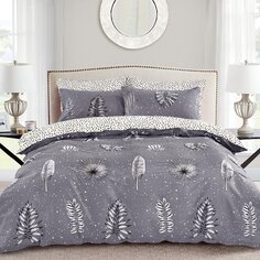 Постельное белье 2-спальное, простыня 200х220 см, 2 наволочки 70х70 см, пододеяльник 175х215 см, Cleo, сатин, коллекция Satin Lux, Оригинал 20/723-SL