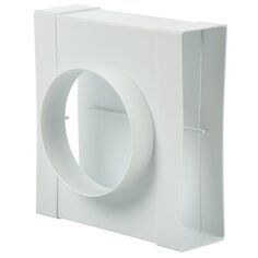 Тройник АВS- пластик, комбинированный, плоский с выходом на фитинг, Event, 60204 ТФ125П