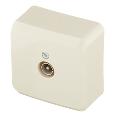 Телевизионная розетка Schneider Electric Этюд TVA-002K Light-Brown