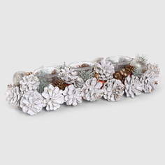 Подсвечник Bizzotto ny CHRISSY на 3 свечи 39х16х9 см