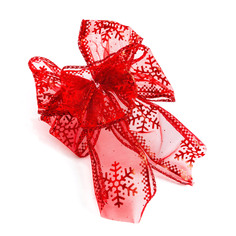 Бант декоративный Kaemingk красный 11х15 см