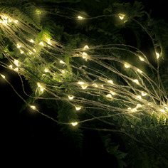 Гирлянда-ветвь светящаяся Kaemingk 20 см теплый белый 360 LED со стартовым шнуром