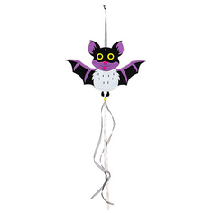 Декорация подвесная Carnival Toys летучая мышь с лентами