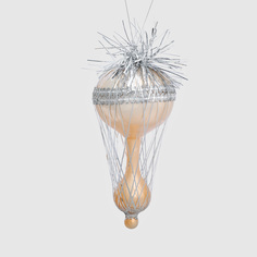 Подвеска елочная Goodwill воздушный шар 18 см, кремовый
