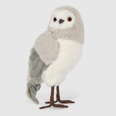 Сова James arts бело-серая, 18х13х32 см