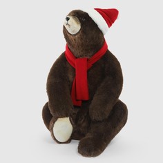 Фигура декоративная James arts Медведь в шапке 62х57х100 см