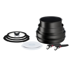 Набор посуды со съемной ручкой Ingenio L7639453 12 предметов Tefal