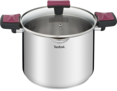 Кастрюля с крышкой Cook&Clip 6.1л 22см G7237974 Tefal