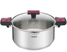 Кастрюля с крышкой Cook&Clip 5л 24см G7234674 Tefal