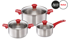 Набор посуды Jamie Oliver 6 предметов 1,5/3/4,7л 16/20/24см H802S674 Tefal