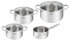 Набор посуды Cook Eat 7 предметов 16/16/20/24см, 1,5/1,5/3,1/5,4л B921S784 Tefal