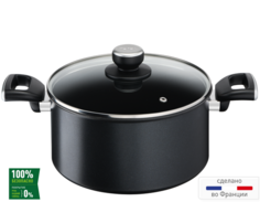 Кастрюля с крышкой Unlimited 5.2 л 24 см G2554672 Tefal