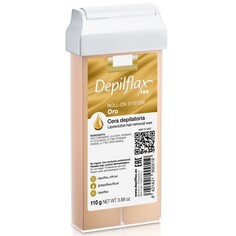 Depilflax, воск в картридже 110 г, золотой