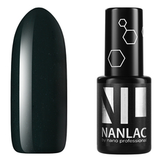 Nano Professional, Гель-лак №2186, Black green