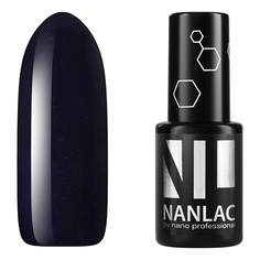 Nano Professional, Гель-лак №2187, Black blue