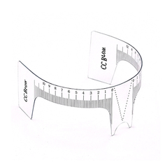 Lucas Cosmetics, Линейка для бровей с вырезом для носа