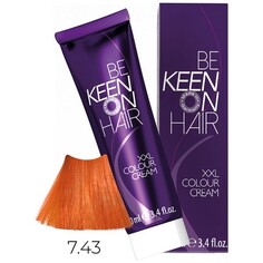 KEEN, Крем-краска для волос XXL 7.43