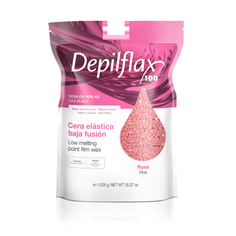 Depilflax, Воск Пленочный EXTRA Elastic, в гранулах, розовый, 1000гр