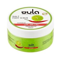 WULA Nailsoul, Солевой скраб для ног «Лайм и чили», 200 мл