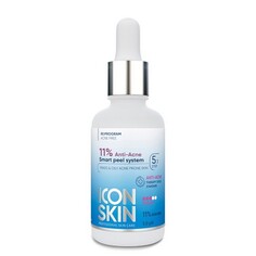 Icon Skin, Пилинг для лица 11% Anti-Acne, 30 мл