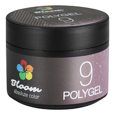 Bloom, Полигель №9, искрящийся светло-розовый, 30 мл